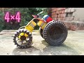 How To Make 4 4 Monster Car At Home Science Project Tech Video Viral Technical Car Diy