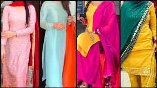 plain contrast suit design