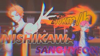 200+km/h speed serve by NISHIKAWA #sanghyeon