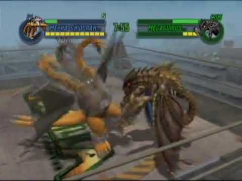 Godzilla Save The Earth-Mecha-Ghidorah v.s Megaguirus