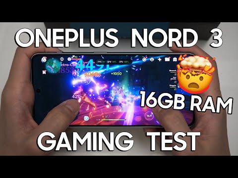 Gaming test - OnePlus Nord 3 | MediaTek Dimensity 9000 + 16GB RAM