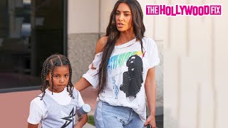 Kim Kardashian Rocks A Vintage Sade Shirt To Her Son Saint West's Basketball Game At Mamba Academy