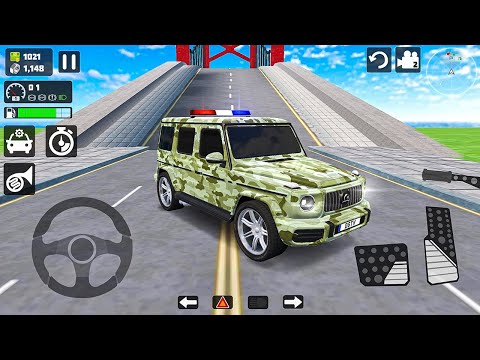 Offroad 4x4 Army Jeep G63 Driving 2020 - City Car Driving #5 - Android Gameplay