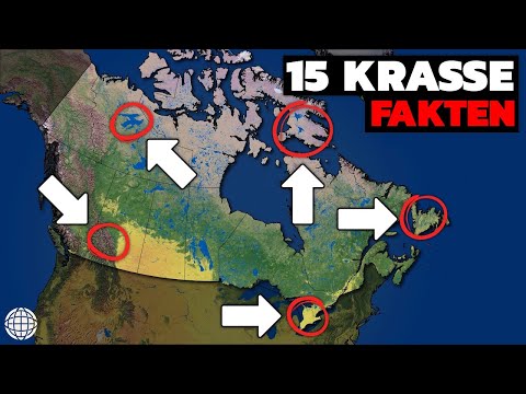 15 erstaunliche geografische Fakten über Kanada