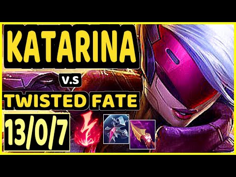 MAGIFELIX (KATARINA) vs TWISTED FATE - 13/0/7 KDA MID CHALLENGER GAMEPLAY - EUW