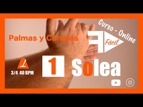 Como tocar las palmas / Solea 40 BPM