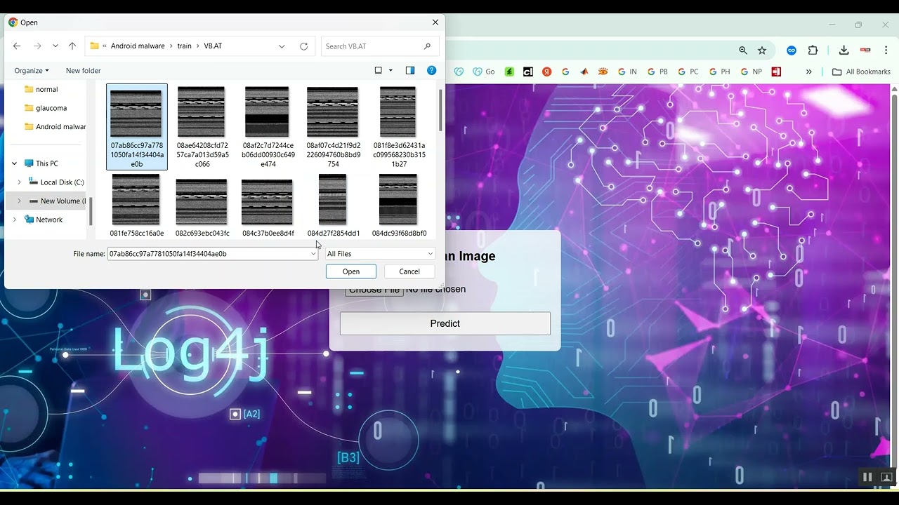 Live Android Malware Attack Detection using Image Dataset in Python Projects