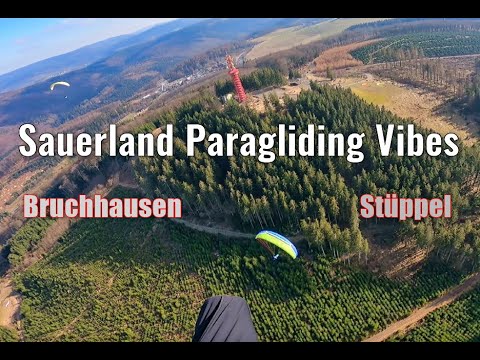#Sauerland Paragliding Vibes- Frühjahrsthermik in #Bruchhausen und am #Stüppel