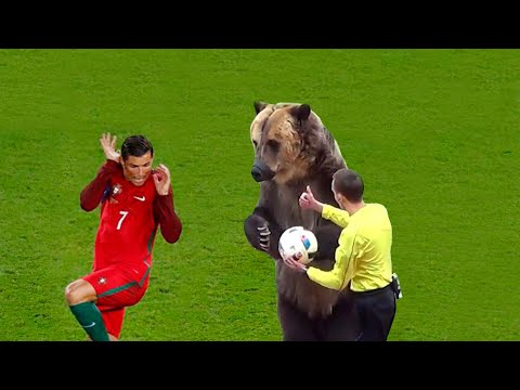Epic Moments When Nature Stops Football Match ! ⚠️