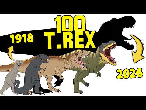 The ULTIMATE 100 T. REX EVOLUTION 🦖 [1918 ➡️ 2026]