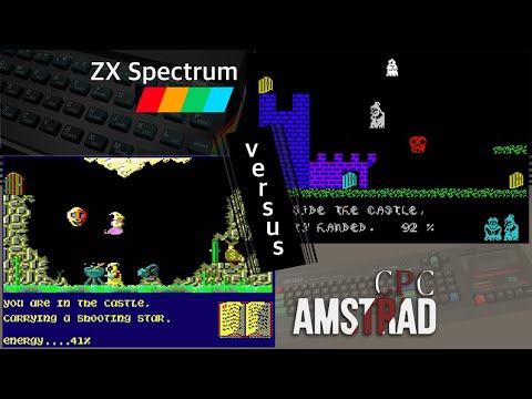ZX Spectrum vs. Amstrad CPC - 8 games from 1984