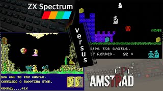 ZX Spectrum vs. Amstrad CPC - 8 games from 1984