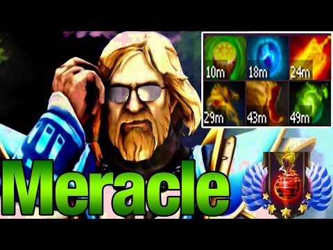 Meracle OmniKnight INSANE GAME MEGACREEPS VS TWO SUPERCREEPS - AMAZING ENDING - TOP 49 SEA DOTA 2