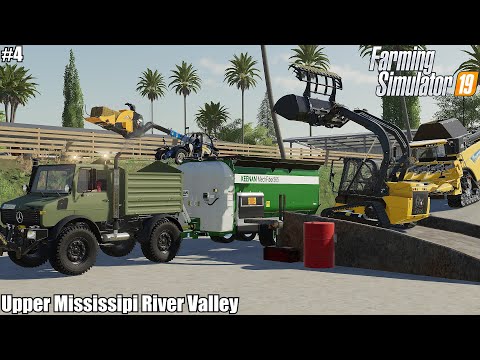 🇺🇸 Feeding Animals, Sunflower🌻 Harvest with NH Cr9.90│UMRV│FS 19│Timelapse 4