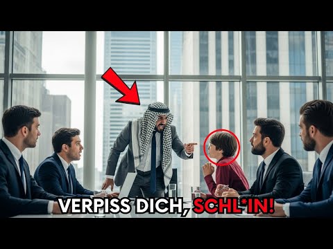 „Ich spreche 9 Sprachen“, sagte der Sohn der Reinigungskraft – der arabische Millionär erstarrte