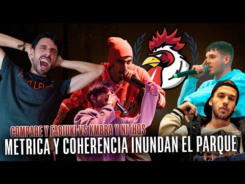 COMPARE FLOW Y FABIUKI VS KMBRA Y NITHOS Nacho Zhero reacciona