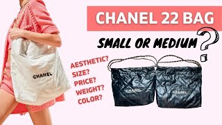 Download lagu CHANEL 22 BAG - Small or Medium Size? Detailed Review! mp3