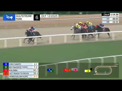 Gulfstream Park October 12, 2025 Race 6
