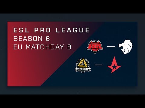 Full Broadcast: HellRaisers vs. North | GODSENT vs. Astralis - EU Day 8 - ESL Pro League Season 6