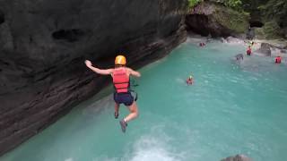 【フィリピン・セブ島】スリル満点のキャニオニアリング体験!!　人気のカワサンの滝を遊びつくそう！