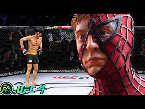 UFC4 Bruce Lee vs. Spider Man EA Sports UFC 4