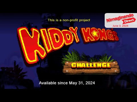 The full fan game Kiddy Kong's Challenge (DK SNES style 2024) - Nimaginendo Direct Mini - 06.03.2024