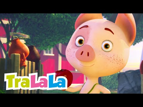 Micuțul purceluș - Ghidușel 🐷 Cântece pentru Copii | COLAJE TraLaLa