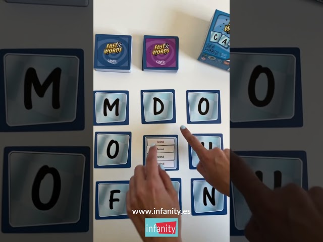 Vídeo relacionado con Cayro - Fast Words, Juego De Mesa - Divertido Y Educativo - para Todas Las Edades - Fácil De Jugar En Familia - Desarrolla La Creatividad - Incluye 110 Tarjetas con Palabras - Desafía Tu Vocabulario