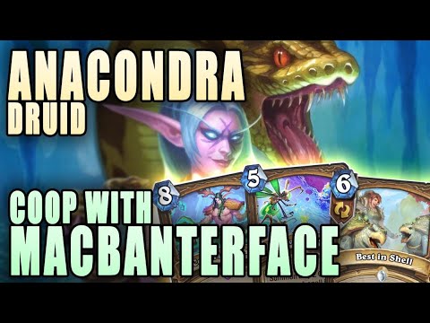 Anacondra Druid is strong with no priests! United in Stormwind Hearthstone
