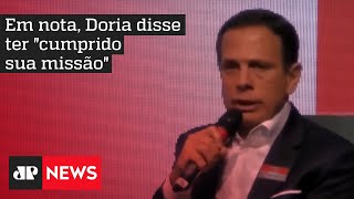 Políticos reagem nas redes sociais à saída de João Doria do PSDB