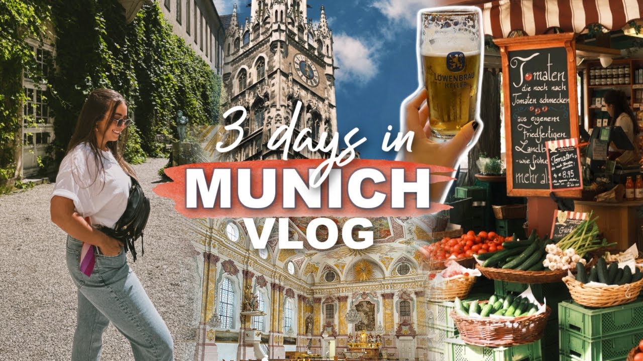 3 DAYS IN MUNICH, GERMANY! (TRAVEL VLOG) | EUROPEAN SUMMER 2024