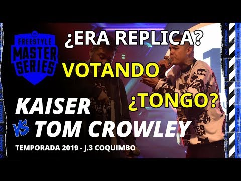 ¿Era Replica? ¿Tom Recargado?  Tom crowley vs Kaiser | Votando En Formato FMS