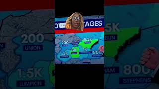 Georgia Power outages update Sunday 11 AM ! #icestorm ￼