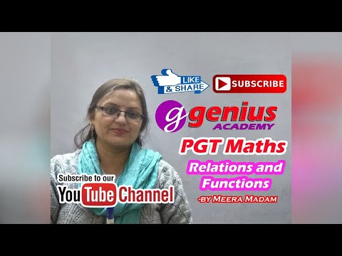 Day 14 - PGT Maths Relations and Functions Part 7