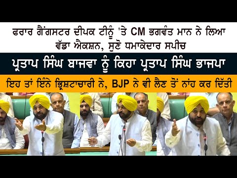 Punjab CM Bhagwant Mann Speech at Vidhan Sabha