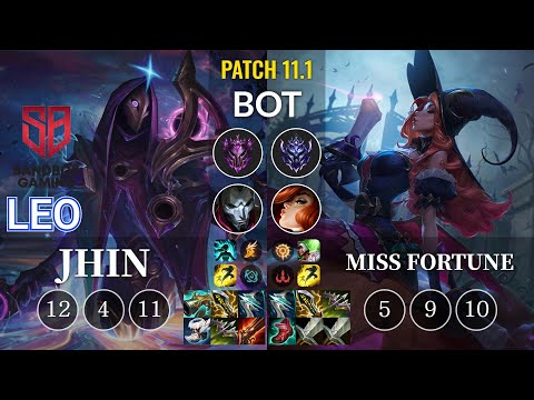 SB Leo Jhin vs Miss Fortune Bot - KR Patch 11.1