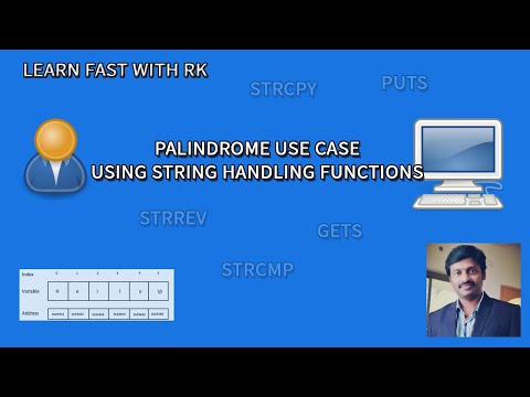 String Handling Functionstrcpystrcmpstrrevgetsputspalindromeusing C Programminglab Program
