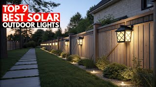 Top 9 Best Solar Outdoor Lights You Should Buy in 2026 ⚡ Waterproof & Long-Lasting