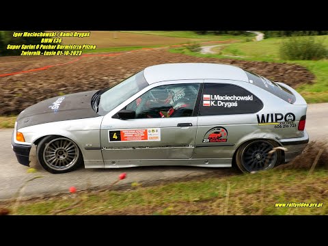 I. Maciechowski /K.Drygaś - BMW E36 - Super Sprint O Puchar Burmistrza Pilzna Zwiernik 01-10-2023
