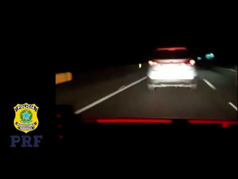 PRF: Impressionantes imagens da perseguição em SC.