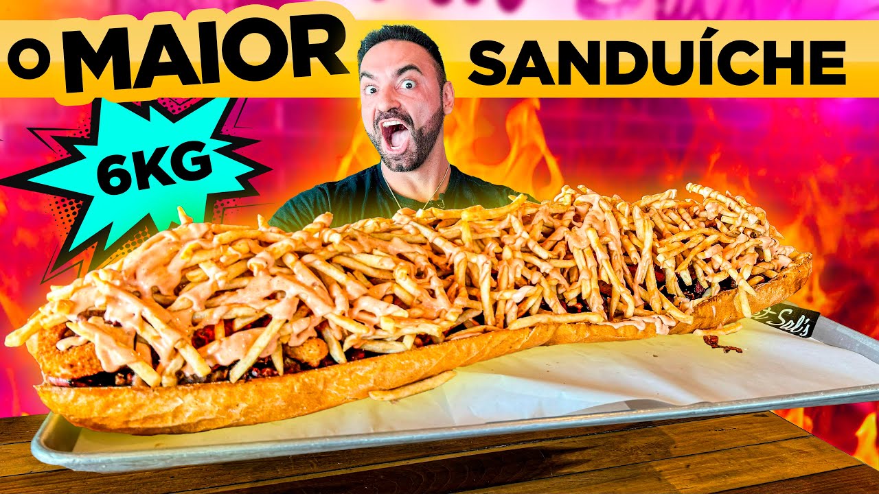BIG FAT FATTY | 13lb sandwich CHALLENGE!! One of the BIGGEST in the US!