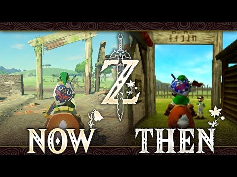 Hyrule Then and Now - Zelda: Breath of the Wild (Comparison)