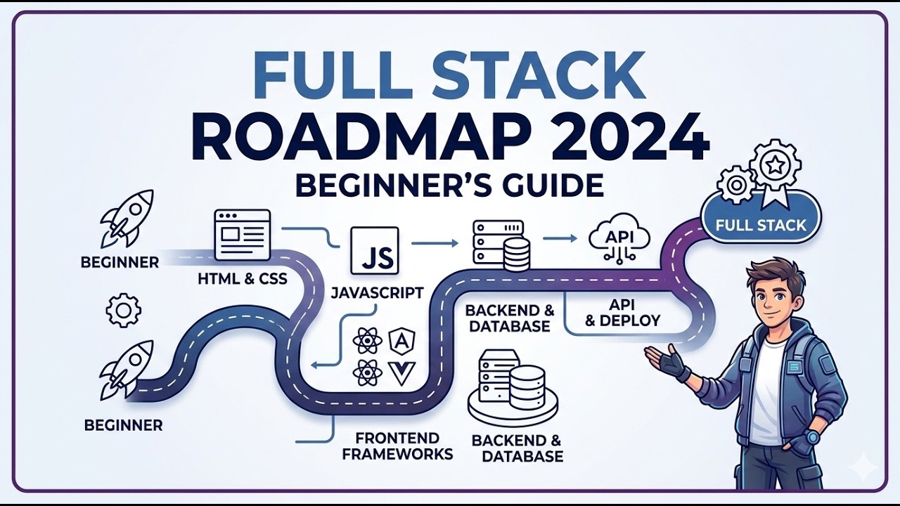 Full Stack Developer Roadmap 2026 🚀 | Step-by-Step Guide for Beginners