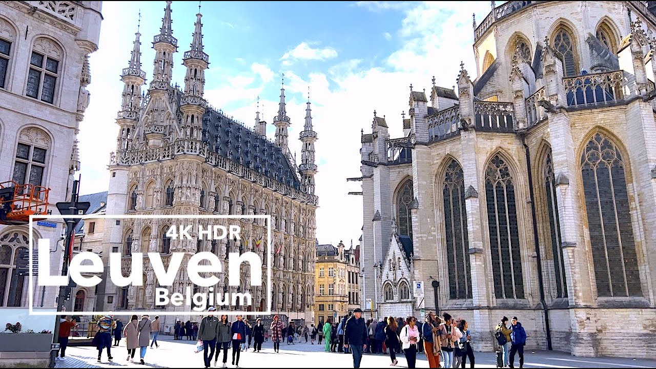 Immersive street-level walking tour through Leuven, Belgium, showcasing authentic urban landscapes, local architecture, and the vibrant atmosphere of the city's neighborhoods