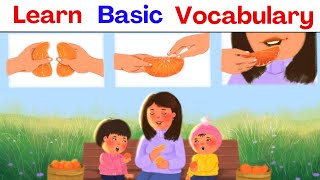 LEARN ENGLISH FAST - Easy listening for Beginners - Collecting Oranges! (Comprehensible Input) A1