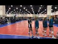 Claire Phillips Volleyball MVA18Black Gold Semi Finals against 1 Seed FC Elite