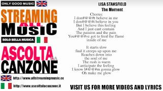 Lisa Stansfield - The Moment (Lyrics / Testo)