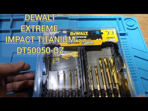 Набор сверл по металлу DEWALT Extreme Impact TITANIUM 3-12 мм (10 шт)