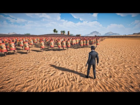 CAN 1 JOHN WICK STOP 1,000,000 ROMAN ARMY ? Ultimate Epic Battle Simulator 2 | UEBS 2