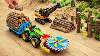 TOP Most Creative DIY Circular Saw Blade on Tractor John Deere | JCB Crane | HP Mini DIY Tractor